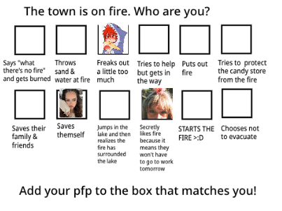 The town is on fire (add yourself) remix remix