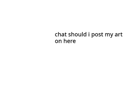 a question for my (very small) audience