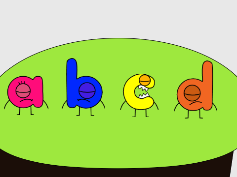 Add Animation to 1 letter in Alphabet Buds Band