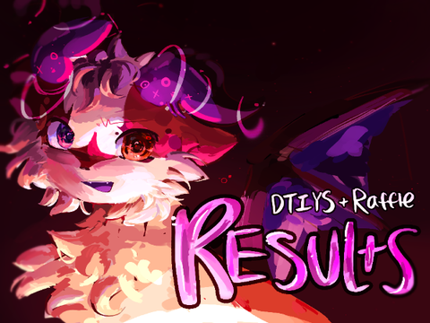 ☕︎ dtiys + raffle results ✧