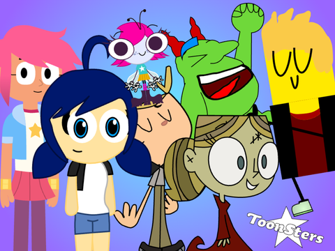 Tele and Friends Pilot (Toonsters) Vector Sprites