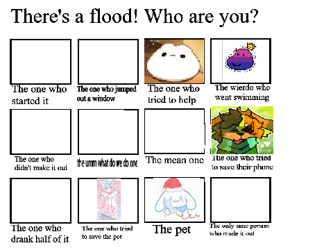 There's a flood! Who are you? remix remix remix remix