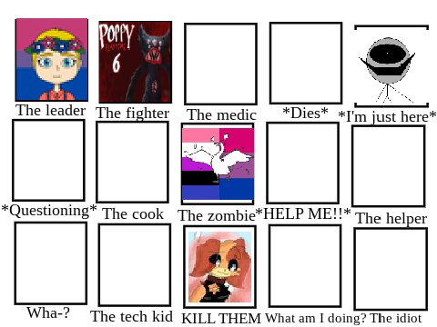 Who would you be in a Zombie Apocalypse? remix 3 remix