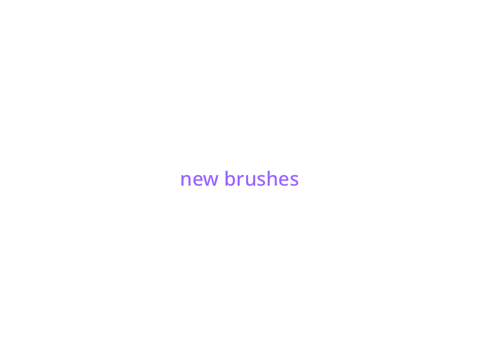 brushes (updated)