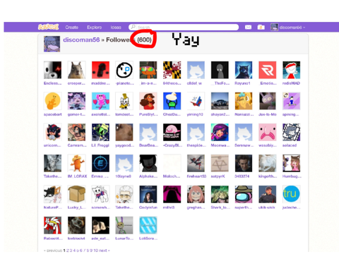 Oh cool 600 followers