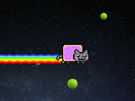 nyan cat school project