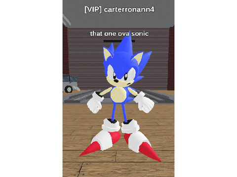 i made a lil ova sonic in sonic pulse