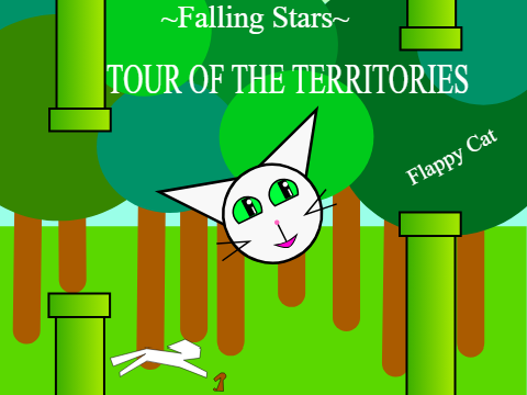 Falling Stars: A Flappy Cat Game (mobile friendly)