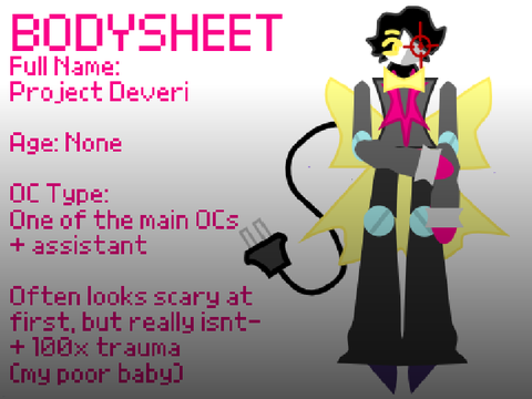 Project Deveri Body sheet Reference (for gifts and whatnot)