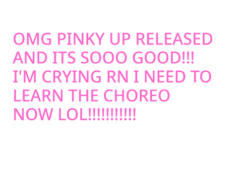 PINKY UPPP!!!!