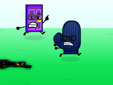 AY running from the pibby glitch remix