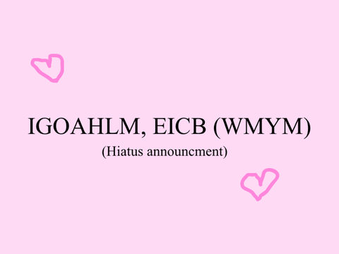 Hiatus announcment