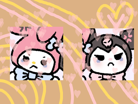 My MelodyKuromi matching