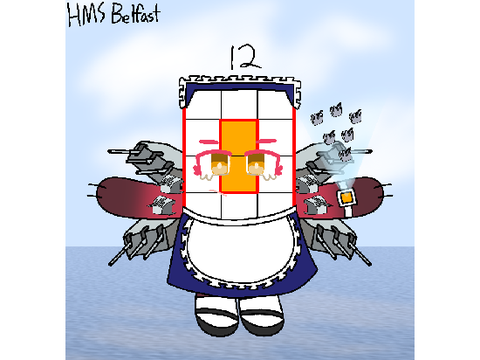 More shipblocks :0 (kancolle x numberblocks (or azur lane?)