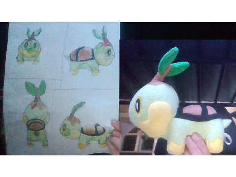TURTWIG THURSDAR ART MODELED AFTER PLUSH