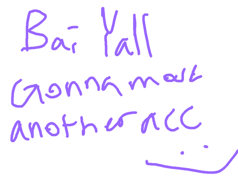 BAI YALL! GONNA GO TO ANOTHER AC TODAY!