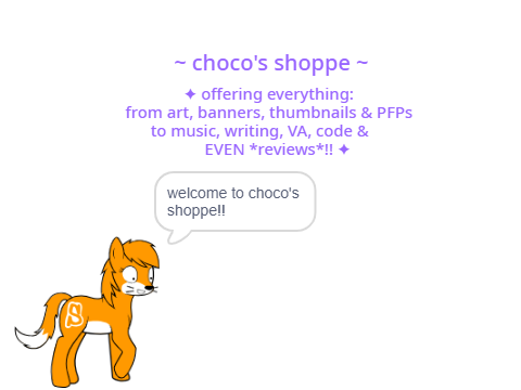 ~ choco's shoppe ~ official scratch project ✦