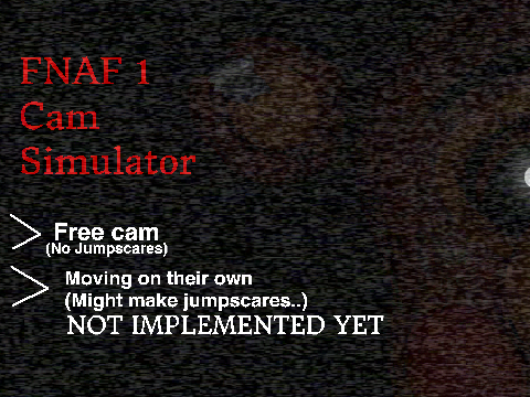 FNAF 1 Cam Simulator v1.0