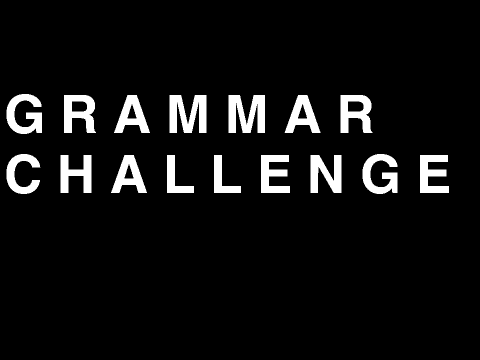 Grammar Challege