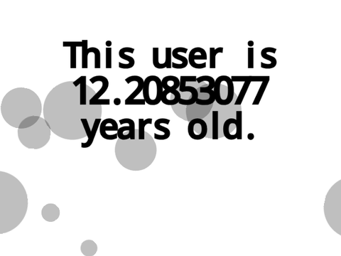 My age [LIVE]