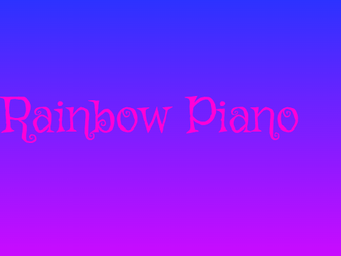 Rainbow Piano