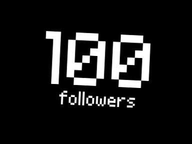 100 followers. thanks