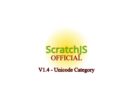 ScratchJS Official - V1.4 - Unicode