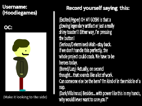 [Open] Casting Roles For OC & Voicelines! remix