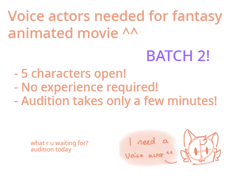 VA Auditions (batch 2)