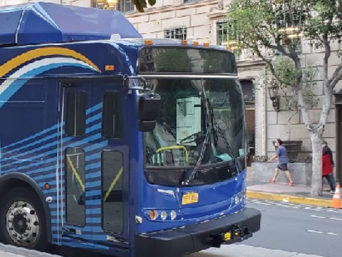 NYC New Flyer LFR Bus Vectors