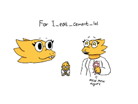 Alphys for @I_eat_cement_lol