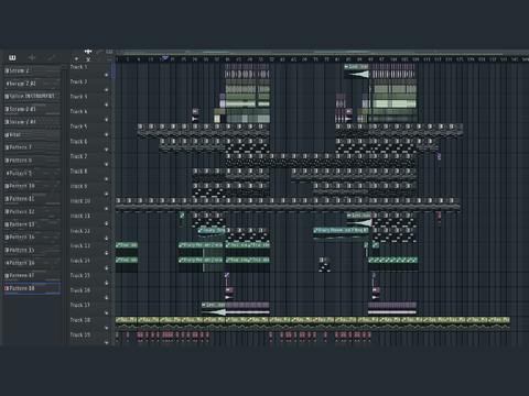 This is how many tracks were in my last song (Not counting mixer tracks)