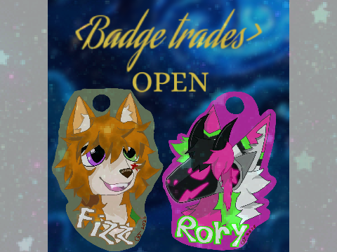 {CLOSED FOR THE TIME BEING} badge trades