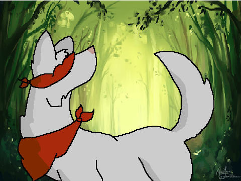 Drawing Contest Entry ~ Firewolf