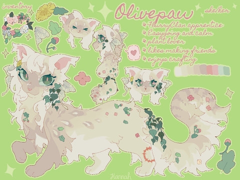 ⚘ Olivepaw Ref ⚘