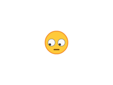 REAL rolling eyes emoji
