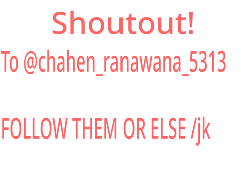 Shoutout!