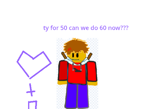 tysm for 50 