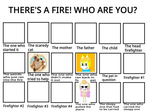 Help, there's a fire! What do you do?