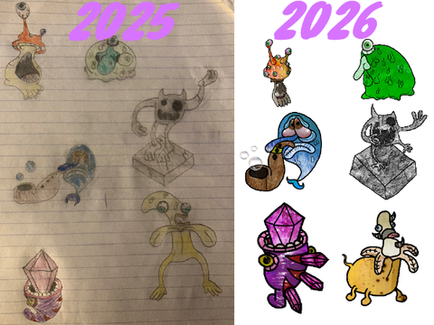 Flippy88 Monster Redesigns 