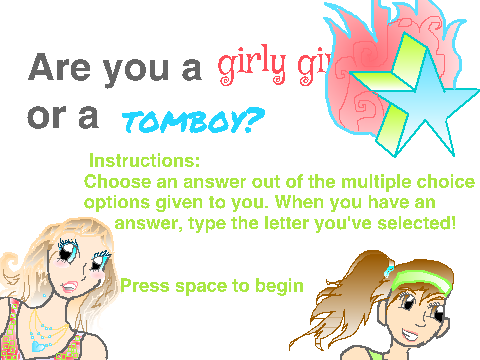 Girly Girl or Tomboy?