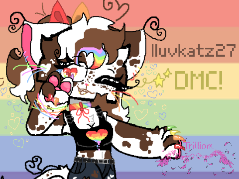 100 FOLLOWERS DMC Art for @Iluvkatz27