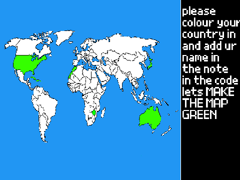 remix and colour your country in the map! remix