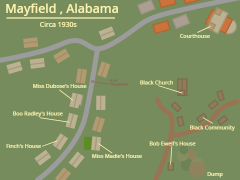 TKAM book project : Mayfield Map