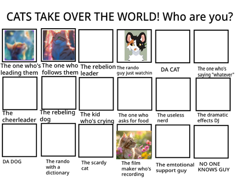 CATS TAKE OVER THE WORLD! Who are you? remix remix