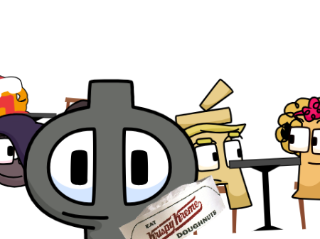 RALR Shorts: Ef In Krispy Kreme (but Ef accidentally jumps into Sign)