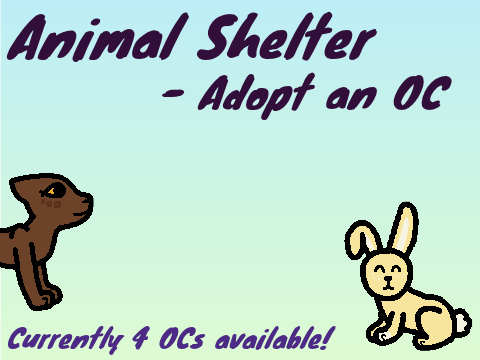 Animal Shelter - Adopt an OC!
