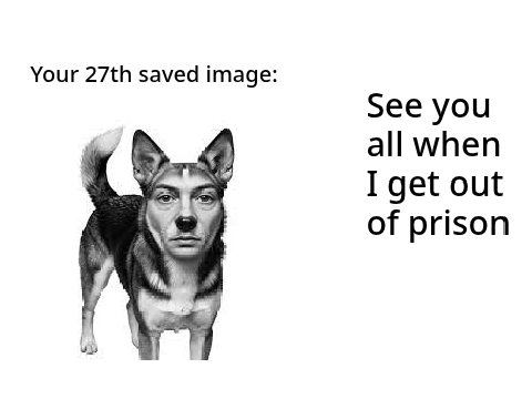 Your 27th saved image is your lawyer 