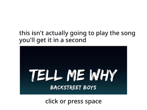 WHY?