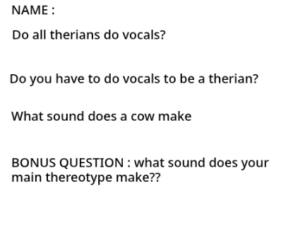 VOCALS QUIZ 1